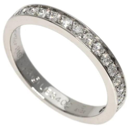 Cartier Vintage Pre-owned Platina ringar Gray, Dam