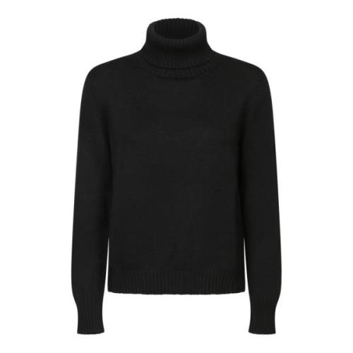 Blanca Vita Svart Tröja för Kvinnor Aw24 Black, Dam