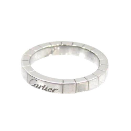 Cartier Vintage Pre-owned Vitt guld ringar Gray, Dam