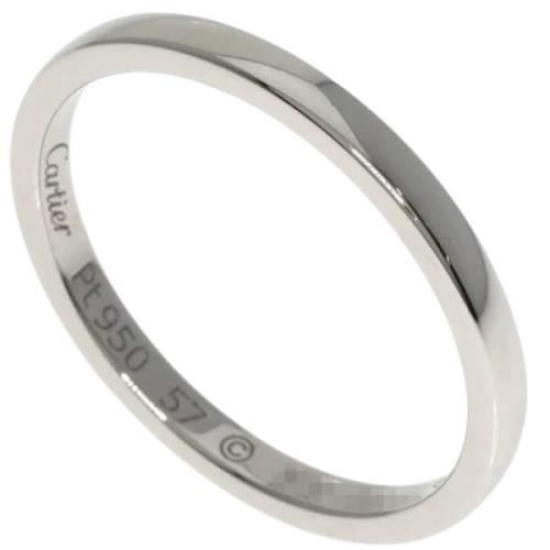 Cartier Vintage Pre-owned Platina ringar Gray, Dam