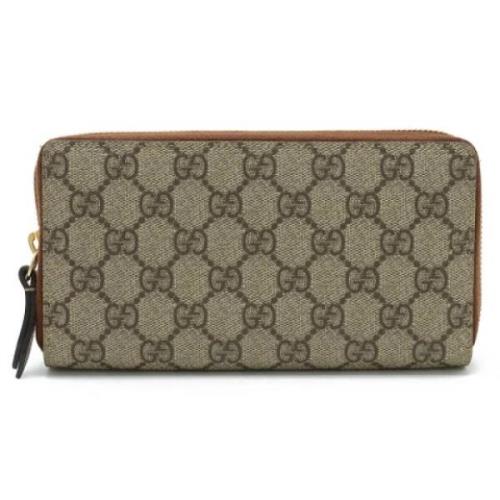 Gucci Vintage Pre-owned Canvas plnbcker Beige, Dam