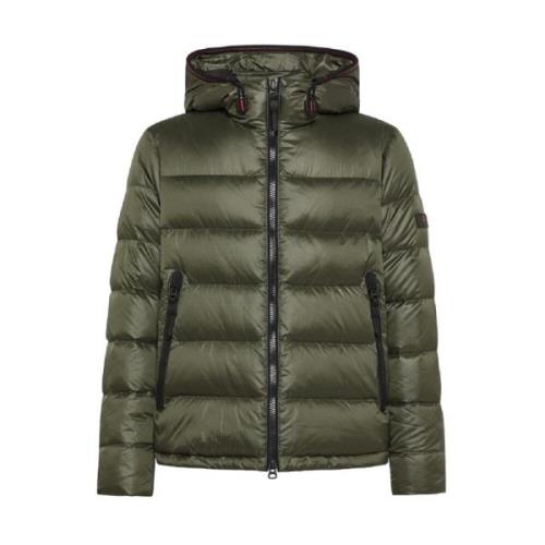 Peuterey Grön Ripstop Nylon Dunjacka Green, Herr