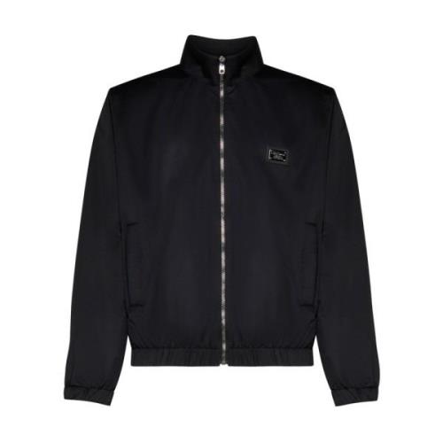 Dolce & Gabbana Snygg Zip-Through Sweatshirt Black, Herr