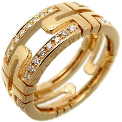 Bvlgari Vintage Pre-owned Guld ringar Yellow, Dam