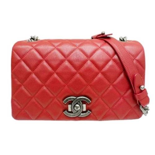 Chanel Vintage Pre-owned Laeder chanel-vskor Red, Dam