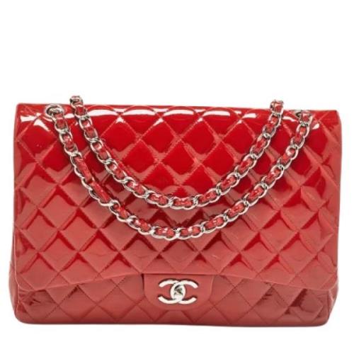 Chanel Vintage Pre-owned Laeder chanel-vskor Red, Dam