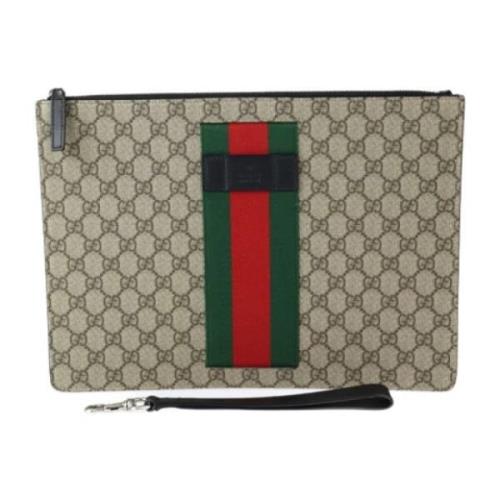 Gucci Vintage Pre-owned Canvas gucci-vskor Beige, Herr