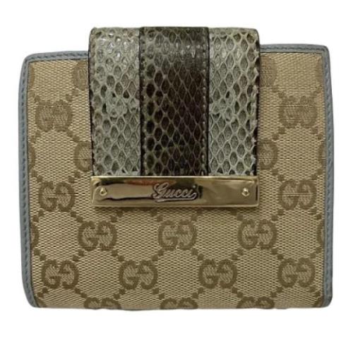 Gucci Vintage Pre-owned Canvas plnbcker Beige, Unisex