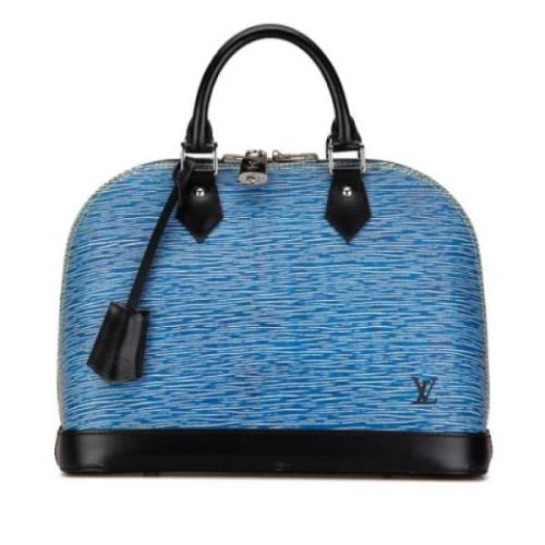 Louis Vuitton Vintage Pre-owned Laeder louis-vuitton-vskor Blue, Dam