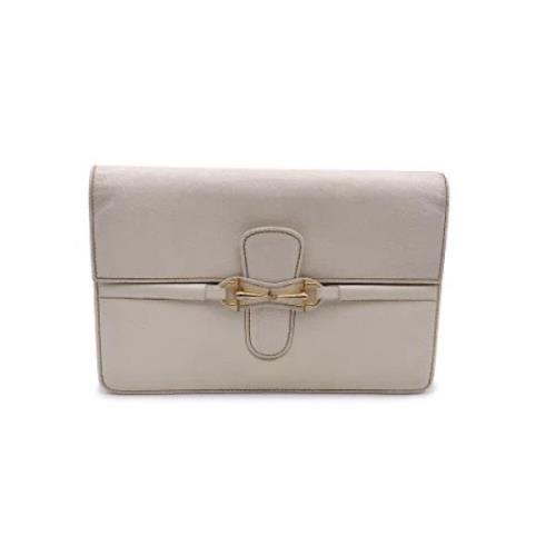 Gucci Vintage Pre-owned Laeder gucci-vskor Beige, Dam