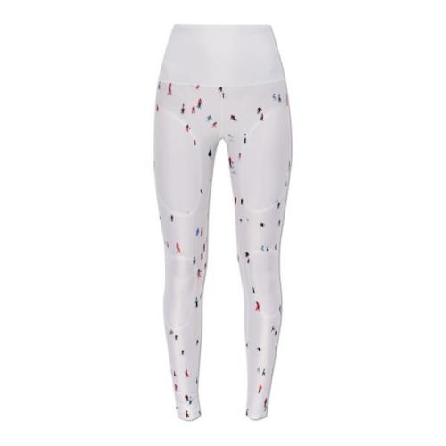 Perfect Moment Tryckta leggings White, Dam