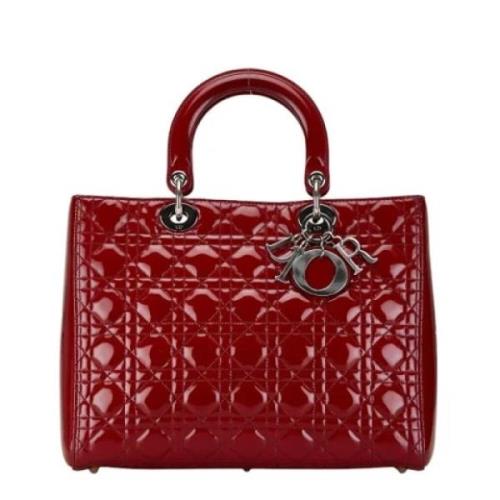 Dior Vintage Pre-owned Laeder dior-vskor Red, Dam