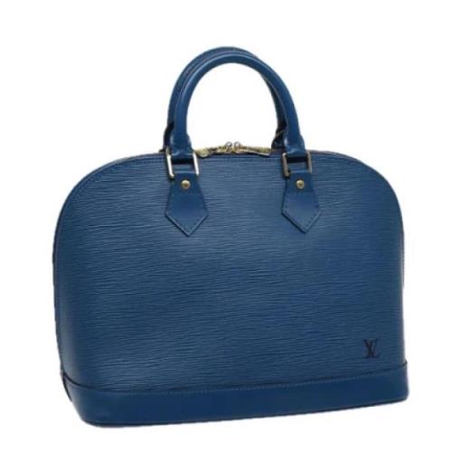 Louis Vuitton Vintage Pre-owned Laeder handvskor Blue, Dam