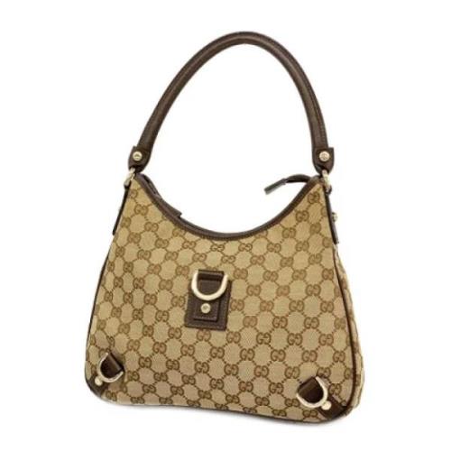 Gucci Vintage Pre-owned Canvas gucci-vskor Brown, Dam