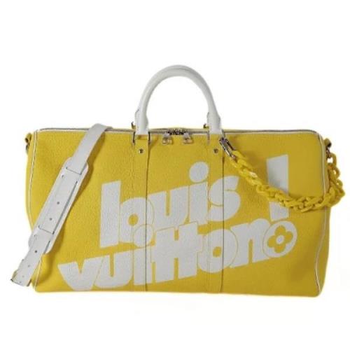 Louis Vuitton Vintage Pre-owned Laeder louis-vuitton-vskor Yellow, Dam