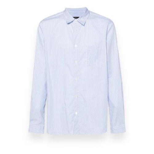 A.p.c. Clement Skjorta Blue, Herr