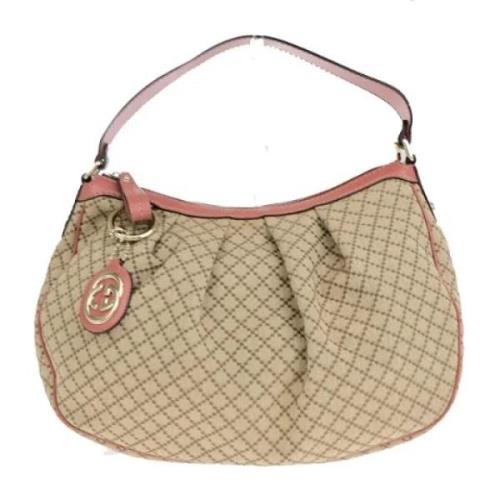 Gucci Vintage Pre-owned Canvas gucci-vskor Brown, Dam