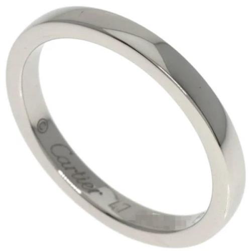 Cartier Vintage Pre-owned Platina ringar Gray, Dam