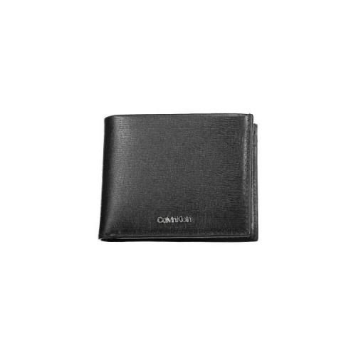 Calvin Klein Svart Polyester Plånbok med RFID-blockerare Black, Herr