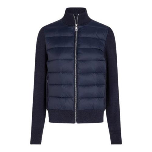 Tommy Hilfiger Quiltad Bi-Material Ärmlös Jacka Blue, Dam