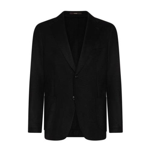 Windsor Klassisk Ull Blazer Black, Herr