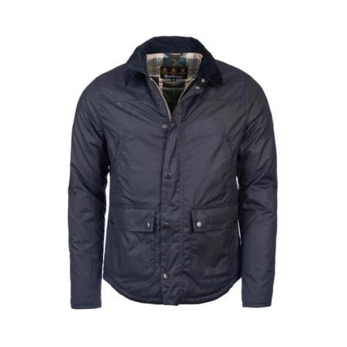 Barbour Reelin Vaxad Jacka Blue, Herr