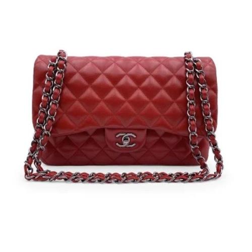 Chanel Vintage Pre-owned Laeder chanel-vskor Red, Dam