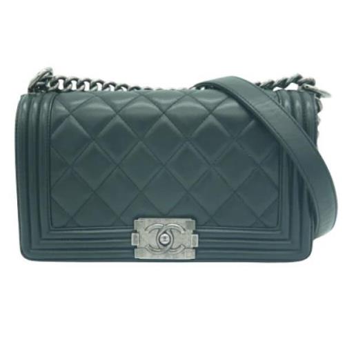 Chanel Vintage Pre-owned Laeder chanel-vskor Green, Dam