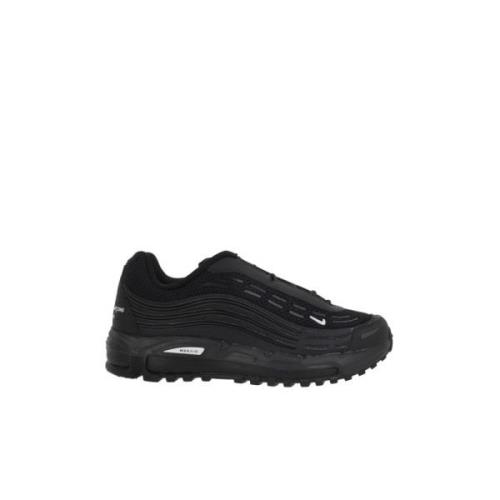 Comme des Garçons Svarta Mesh Låg-Top Sneakers Black, Herr