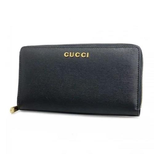 Gucci Vintage Pre-owned Laeder plnbcker Black, Dam