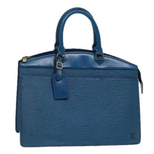 Louis Vuitton Vintage Pre-owned Laeder handvskor Blue, Dam