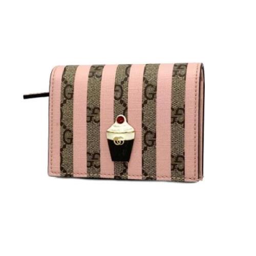 Gucci Vintage Pre-owned Canvas plnbcker Pink, Dam