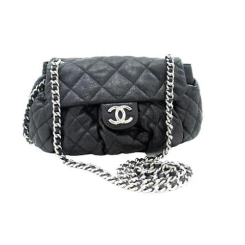 Chanel Vintage Pre-owned Laeder chanel-vskor Black, Dam