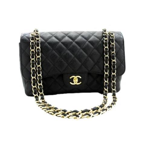 Chanel Vintage Pre-owned Laeder chanel-vskor Black, Dam