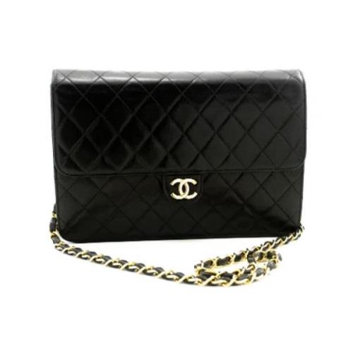 Chanel Vintage Pre-owned Laeder chanel-vskor Black, Dam