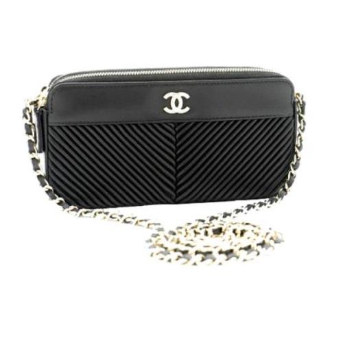 Chanel Vintage Pre-owned Laeder chanel-vskor Black, Dam