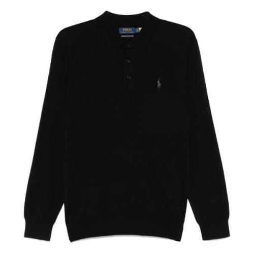 Polo Ralph Lauren Svart Pullover Tröja Blue, Herr