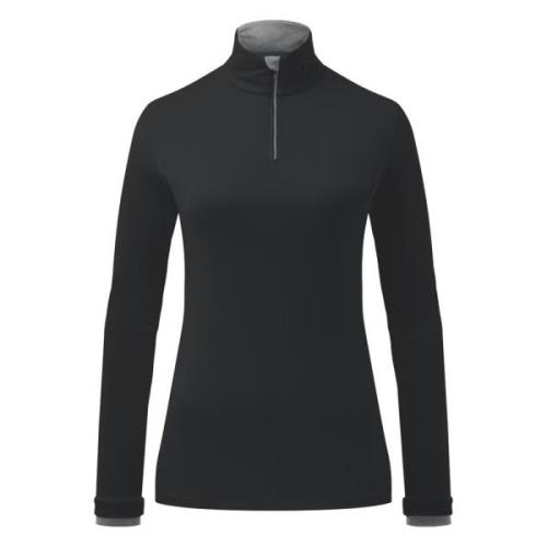 Kjus Half-Zip Midlayer i svart mörk skymning Black, Dam