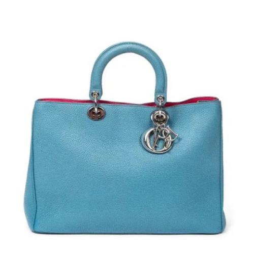 Dior Vintage Pre-owned Laeder totevskor Blue, Dam