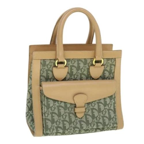 Dior Vintage Pre-owned Canvas dior-vskor Green, Dam