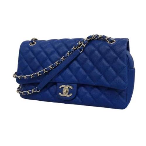 Chanel Vintage Pre-owned Laeder chanel-vskor Blue, Dam