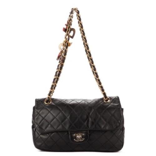 Chanel Vintage Pre-owned Laeder axelremsvskor Black, Dam