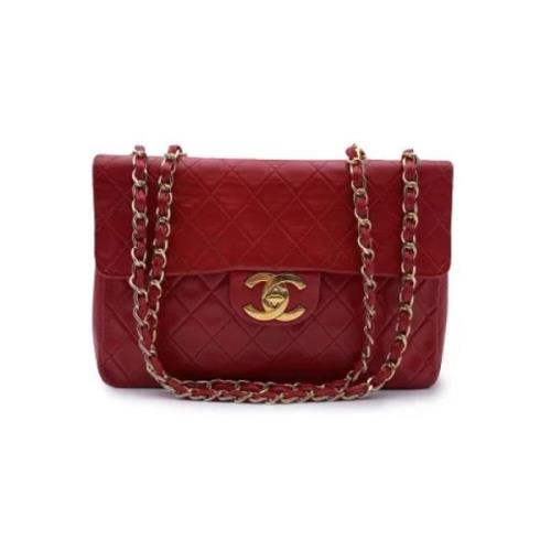 Chanel Vintage Pre-owned Laeder chanel-vskor Red, Dam