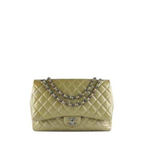 Chanel Vintage Pre-owned Laeder chanel-vskor Green, Dam