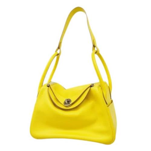 Hermès Vintage Pre-owned Tyg handvskor Yellow, Dam