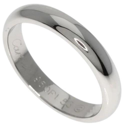 Cartier Vintage Pre-owned Platina ringar Gray, Dam