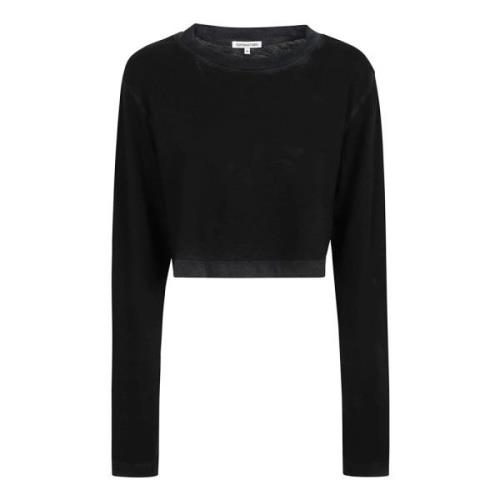 Cotton Citizen Vintage Svart Tokyo Crop Skjorta Black, Dam