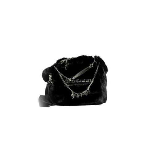 Juicy Couture Stilren Läder Väska Black, Dam