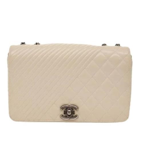 Chanel Vintage Pre-owned Laeder chanel-vskor White, Dam