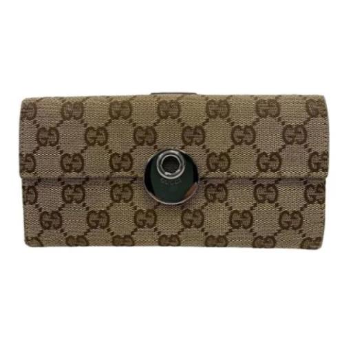 Gucci Vintage Pre-owned Canvas plnbcker Brown, Dam